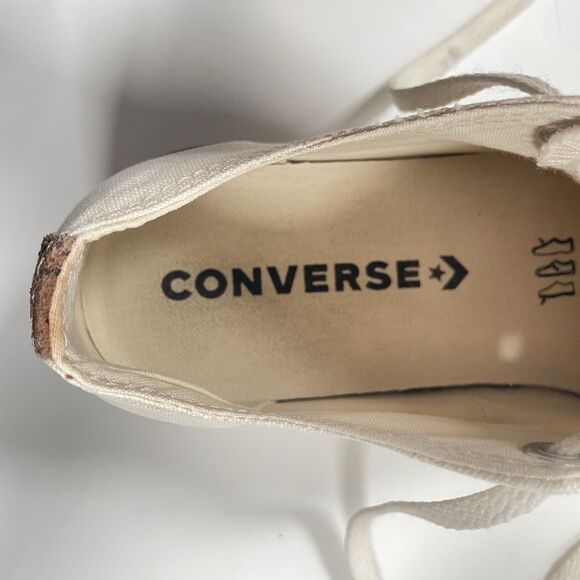 Converse CTAS Leopard Lift Ox Low Women's Sneakers 565626C Ivory Size 8.5 - Picture 10 of 11